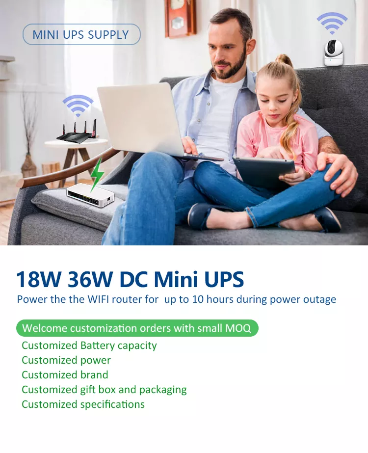 36W DC Mini UPS